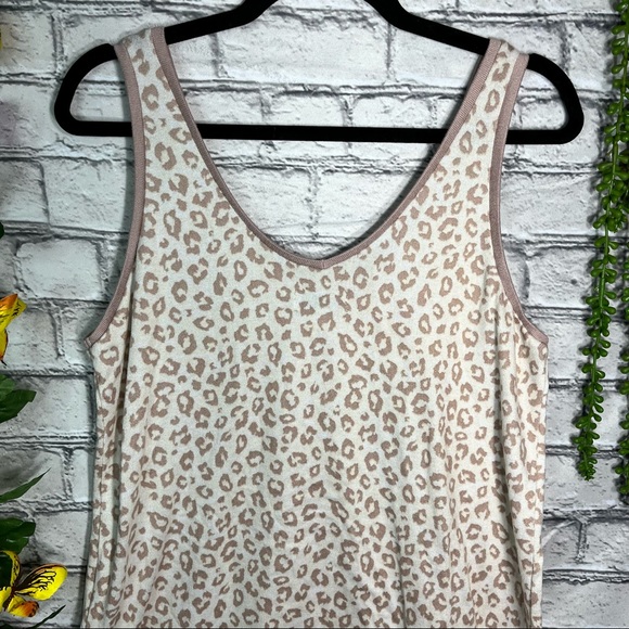 ]🌼3/$30🌼Nicole Miller New York Leopard Printed Super Soft Swing Tank Size Med. - Picture 9 of 15